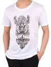 New Printed Short Sleeve T-Shirt White - BALMAIN - BALAAN 3