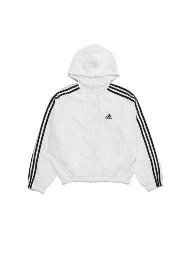 Essentials 3S Woven Windbreaker White - ADIDAS - BALAAN 1