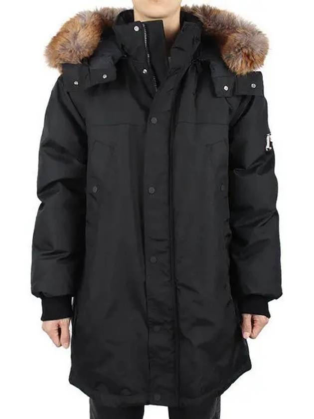 Faux Fur Trim Parka Black - BURBERRY - BALAAN 2