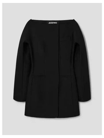 Jacquemus Women s La Robe Spall A Black Domestic Product GM0024092091520 - JACQUEMUS - BALAAN 1