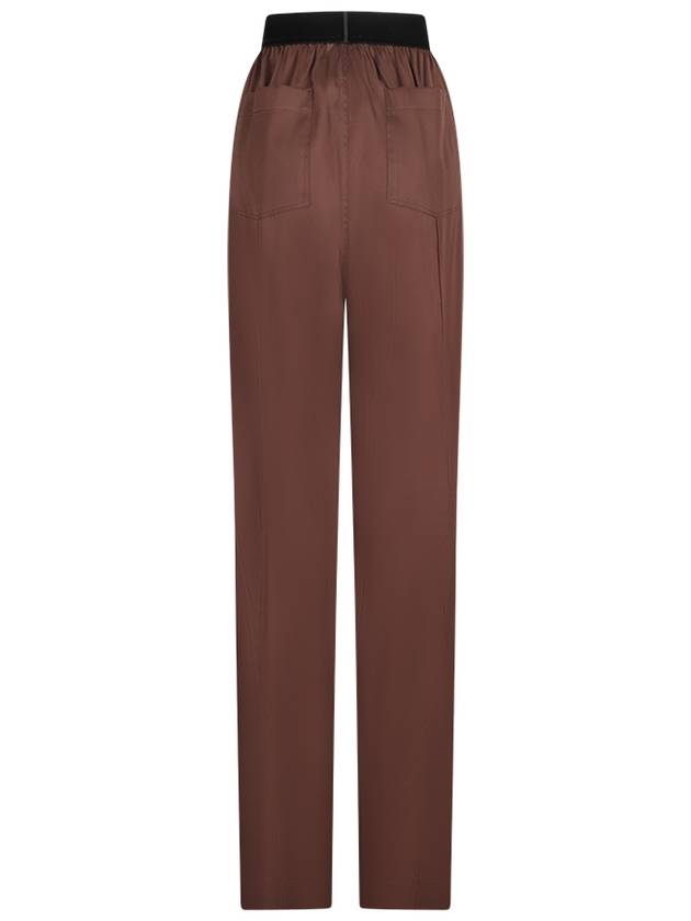 Denim Straight Pants PAW397FAX881KB750 DARK BROWN Brown - TOM FORD - BALAAN 3