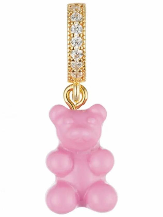 24SS BEAR CUBIC PENDANT NOSTALGIABEAR PAVE CANDYPINK - CRYSTAL HAZE - BALAAN 2