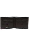 Men's T-Line Small Grain Leather Half Wallet Black - TOM FORD - BALAAN 4