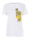 painting short sleeve t-shirt white - OFF WHITE - BALAAN 1