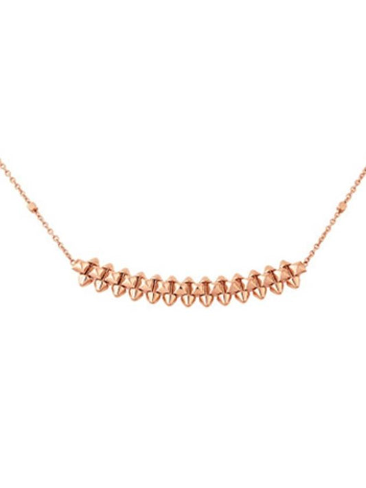 Clash Small Necklace Rose Gold - CARTIER - BALAAN 1