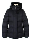 Women's MISTAYA Jumper Down Jacket Black - MOOSE KNUCKLES - BALAAN.