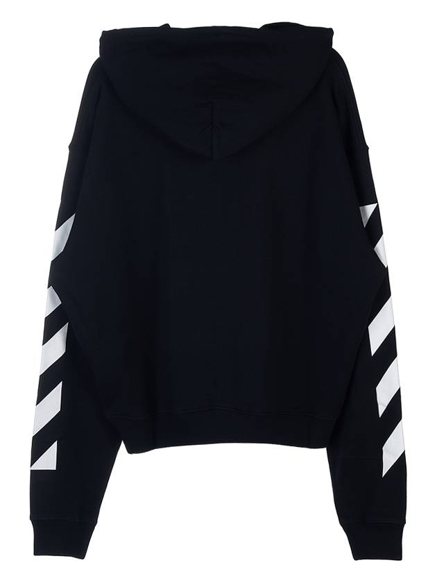 Diagonal Logo Hoodie Black - OFF WHITE - BALAAN 3