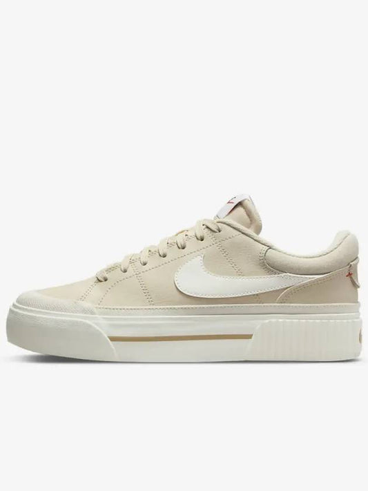 Court Legacy Lift Low Top Sneakers Beige - NIKE - BALAAN 2