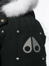 Men's Ballistic Bomber Jacket White Fox Fur Black - MOOSE KNUCKLES - BALAAN 4