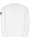 Wappen Side Zipper Pocket Sweatshirt White - STONE ISLAND - BALAAN 4