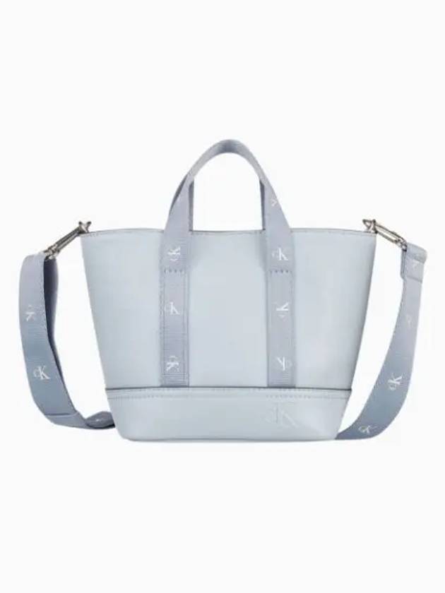 JEANS Women s Blue CKJ Ultra Light Tote Bag DH3356 408 - CALVIN KLEIN - BALAAN 2