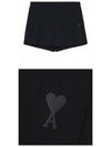 Men's Heart Logo Swim Short Black - AMI - BALAAN 5