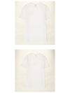 Round Neck Oversized Fit Short Sleeve T-shirt White - ACNE STUDIOS - BALAAN 6