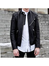 Oliver Leather Jacket Black - ACNE STUDIOS - BALAAN 3