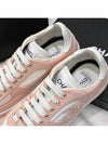 women sneakers jenny wear suede tennis peach pink - CHANEL - BALAAN 4