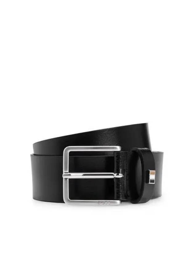 Signature logo Italian cowhide belt 50486839 001 - BOSS - BALAAN 1