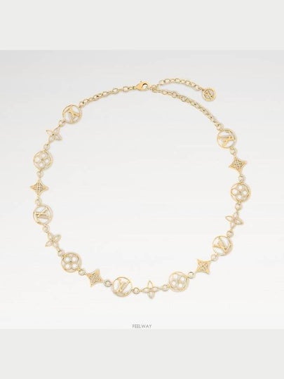 LV Lace Necklace Gold - LOUIS VUITTON - BALAAN 2