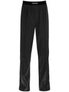 Silk Pajama Straight Pants Black - TOM FORD - BALAAN 1