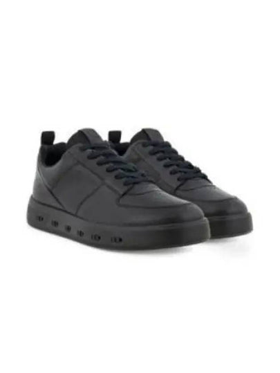 Street 720 Leather Low Top Sneakers Black - ECCO - BALAAN 2