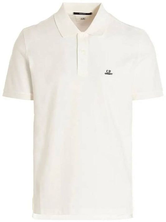 Polo T-shirt 15CMPL094A 005263W 103 GAUZE WHITE - CP COMPANY - BALAAN 2