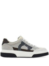 Gancini Outline Low-Top Sneakers Grey - SALVATORE FERRAGAMO - BALAAN 2