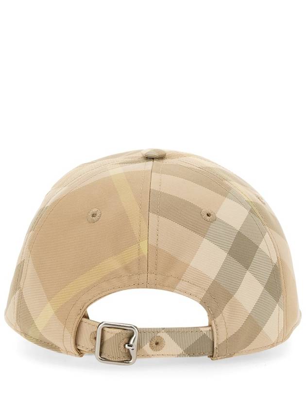 Check Ball Cap Beige - BURBERRY - BALAAN 3