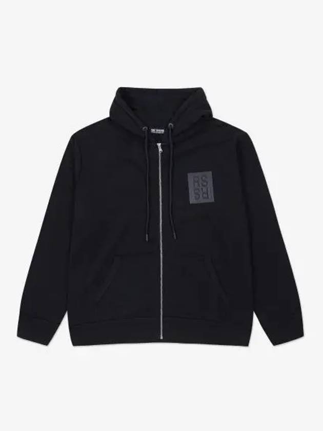 Logo Patch Zip up Hood Black 231M191190040099 - RAF SIMONS - BALAAN 1