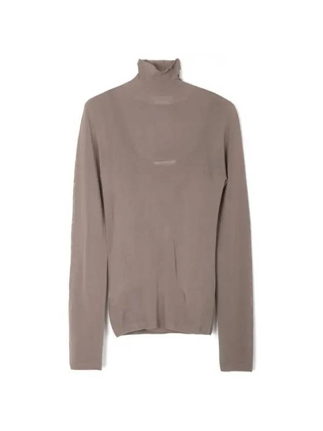 Fatuo Viscose Turtleneck Sand - MAX MARA - BALAAN 1