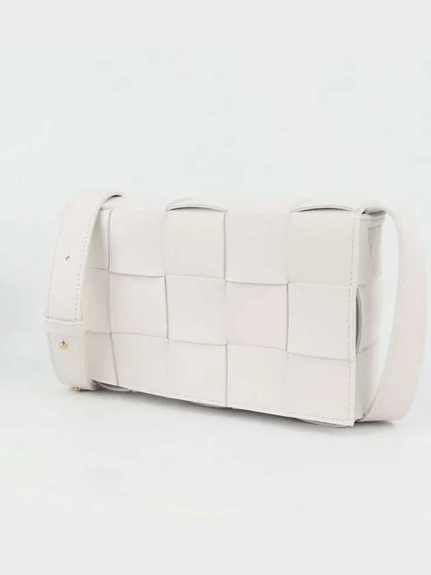 Intrecciato Cassette Cross Bag White - BOTTEGA VENETA - BALAAN 5