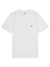 Logo Patch Short Sleeve T-Shirt White - CP COMPANY - BALAAN 2