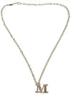 Gold Chain Pendant Mara Necklace 2347511136600 - MAX MARA - BALAAN 1