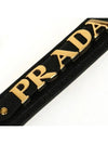 Saffiano Leather Key Holder Black - PRADA - BALAAN.