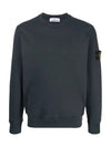 Wappen Patch Crewneck Sweatshirt Navy - STONE ISLAND - BALAAN 2