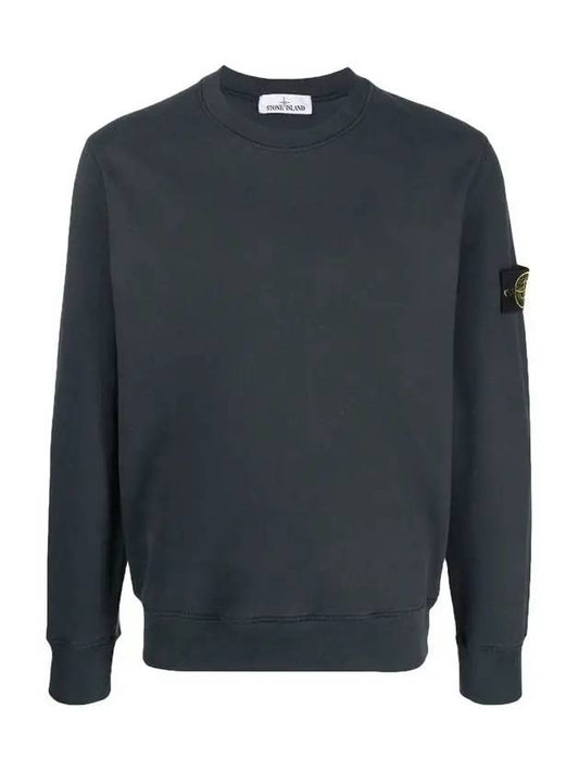 Wappen Patch Crewneck Sweatshirt Navy - STONE ISLAND - BALAAN 2