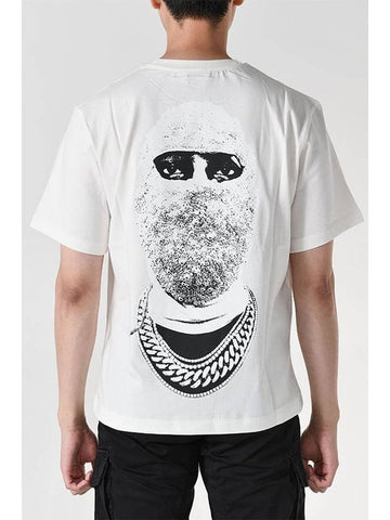 NUS22234 Bag Mask Short Sleeve T Shirt White 081 - IH NOM UH NIT - BALAAN 1