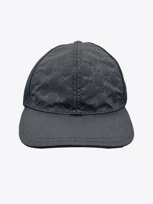 GG Nylon Ball Cap Black - GUCCI - BALAAN 2