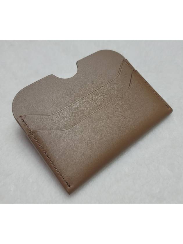 Silver Logo Card Wallet Brown - ACNE STUDIOS - BALAAN 4