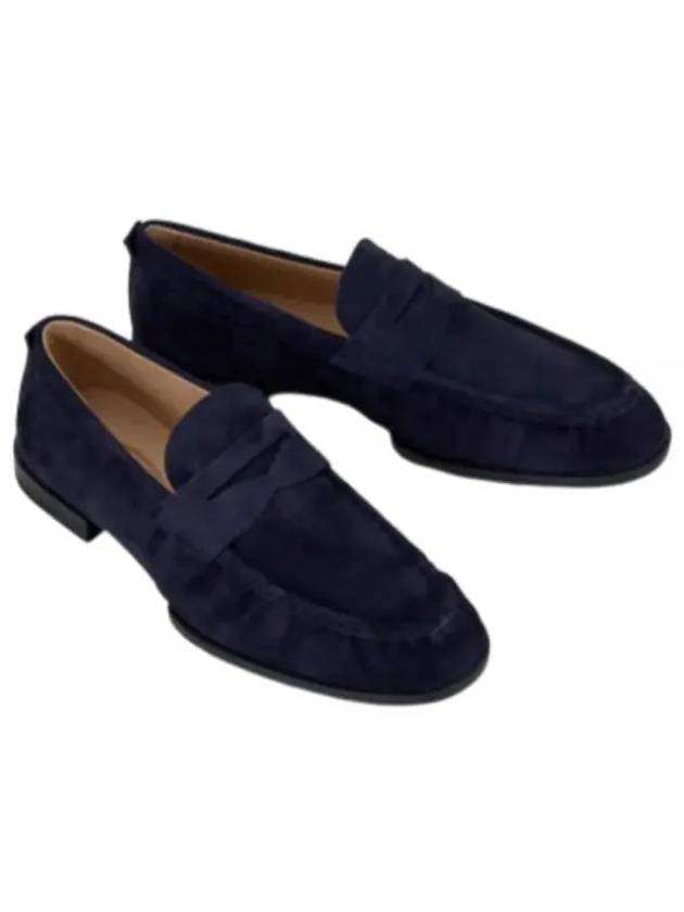 Men's Suede Loafer Blue - TOD'S - BALAAN 2