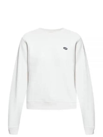 ReGGy Doval D Logo Patch Sweatshirt White - DIESEL - BALAAN 2