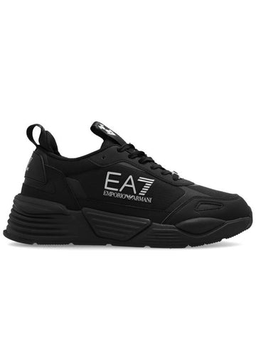 EA7 Emporio Armani Lace-up Sports Shoes, Women's, Black - EMPORIO ARMANI - BALAAN 1