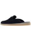 Suede Bloafers Navy - PRADA - BALAAN 4