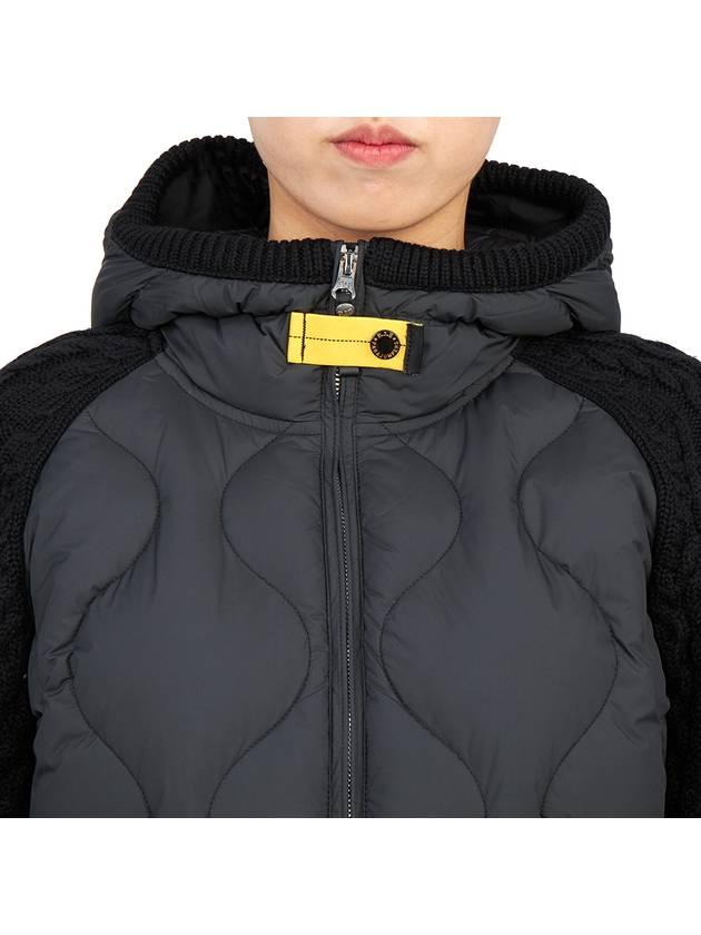 Women's Phat PHAT Hybrid Padded Jacket Black - PARAJUMPERS - BALAAN.