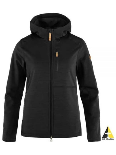 Keb Fleece Hoodie W Black - FJALL RAVEN - BALAAN 2