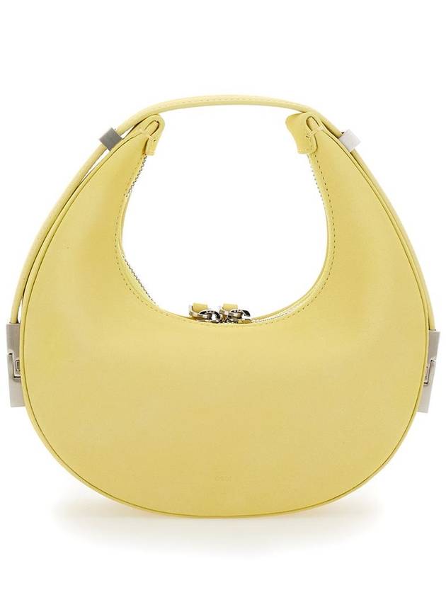 'Mini Toni' Yellow Shoulder Bag With Engraved Logo In Leather Woman - OSOI - BALAAN 2