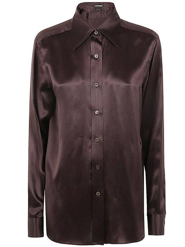 Tom Ford Fluid Charmeuse Silk Shirt Clothing - TOM FORD - BALAAN 1