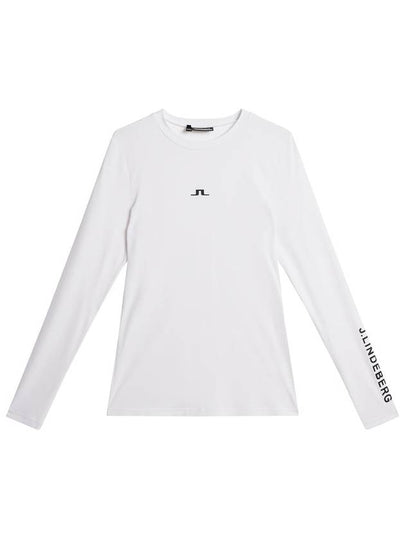 Golf Tekla Crew Neck Top GWJT08805 0000 Women's Tekla Crew Neck Top - J.LINDEBERG - BALAAN 2