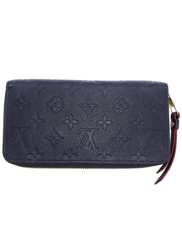 Women s Louis Vuitton M62121 Navy Monogram Empreinte Zippy Wallet Long gt Gangbuk used luxury goods - LOUIS VUITTON - BALAAN 2