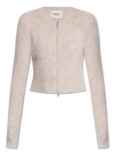 Oaka Zipper Alpaca Cardigan Sand - ISABEL MARANT - BALAAN 2