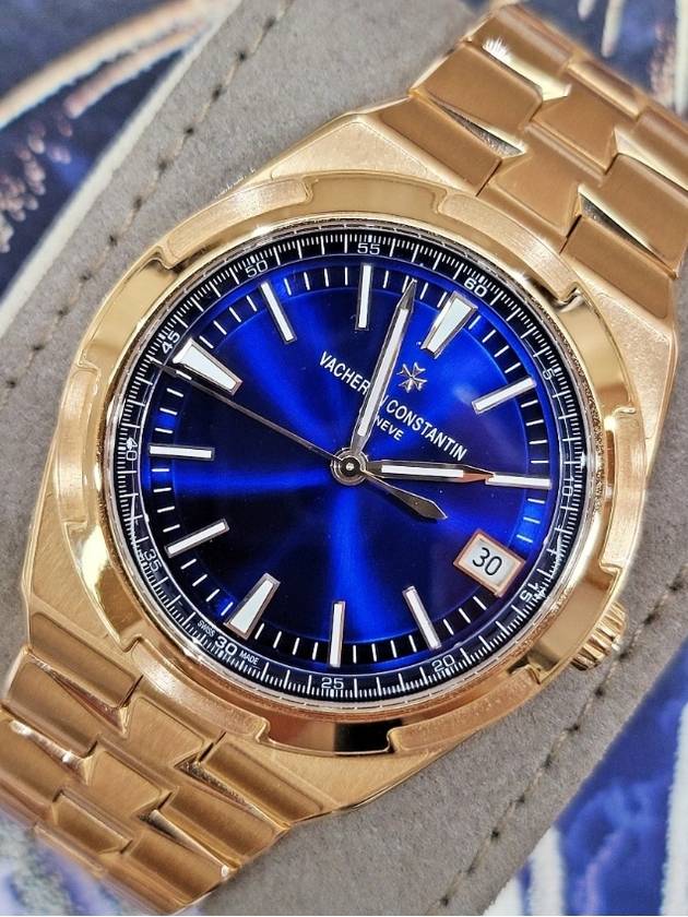 Overseas 4500V Blue Plate Gold Box 23 Years - VACHERON CONSTANTIN - BALAAN 4