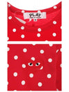 AZ T165 051 3 Dot Wappen Long Sleeve TShirt Red Women’s TShirt TS - COMME DES GARCONS - BALAAN 6